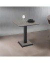 Tavolo Quadrato Carvel grigio cemento: Eleganza e Stile Distintivo per Ogni Spazio 68x68x75H