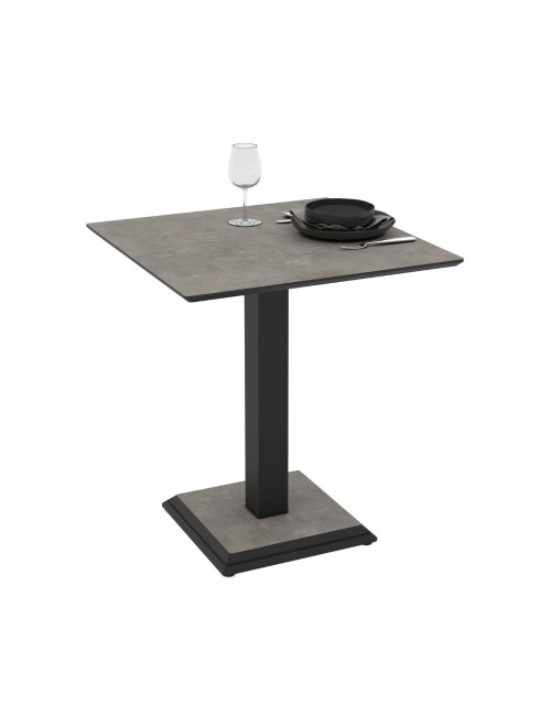 Tavolo Quadrato Carvel grigio cemento: Eleganza e Stile Distintivo per Ogni Spazio 68x68x75H