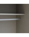 Armadio Elio bianco con 2 ante scorrevoli a specchio 190x61x190.5H