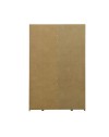 Armadio tuttopiani Zeno 2 ante scorrevoli quercia e grigio cemento 120x42x190.5H