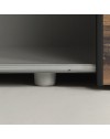 Armadio tuttopiani Zeno 2 ante scorrevoli quercia e grigio cemento 120x42x190.5H