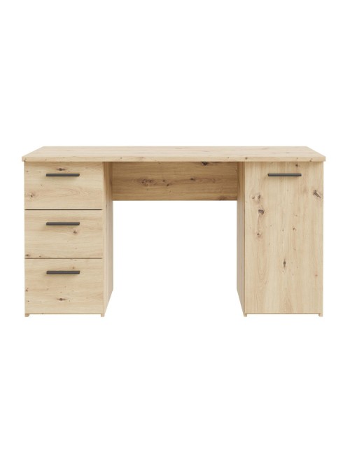 Scrivania Domitilla rovere con 3 cassetti e un’anta 138x60x75