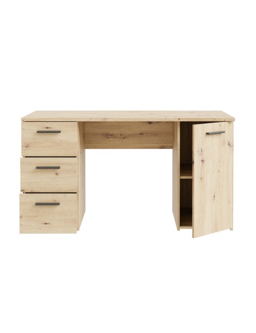 Scrivania Domitilla rovere con 3 cassetti e un’anta 138x60x75