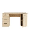 Scrivania Domitilla rovere con 3 cassetti e un’anta 138x60x75