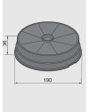 Filtro carbone ACK63268 per cappa Tecnowind