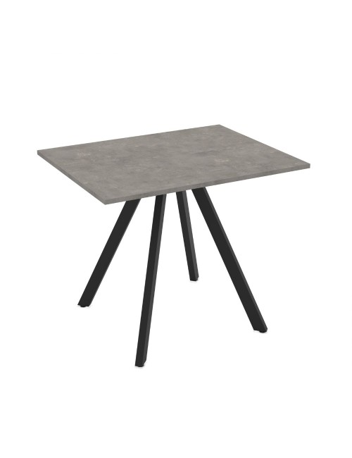 Tavolo rettangolare Fisso grigio cemento Lucas: Eleganza e Stile 90x70x75H