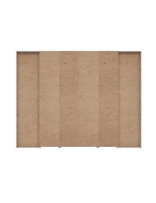 Armadio Callia con 2 ante scorrevoli e 2 battenti bianco 270x61x210