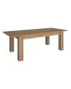 Tavolo allungabile 1475 rovere con allunga centrale 190x90x76H