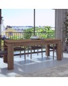 Tavolo allungabile 1485 noce con allunga centrale 190x90x76H
