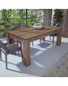 Tavolo allungabile 1485 noce con allunga centrale 190x90x76H