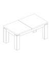Tavolo allungabile 1485 noce con allunga centrale 190x90x76H