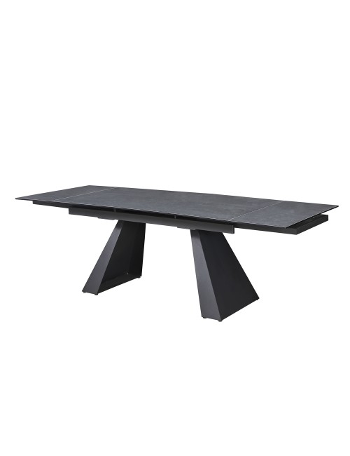 Tavolo Allungabile Ariel piano ceramica ossido 160x90x75h