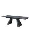 Tavolo allungabile Ariel piano ceramica ossido 160x90x75h