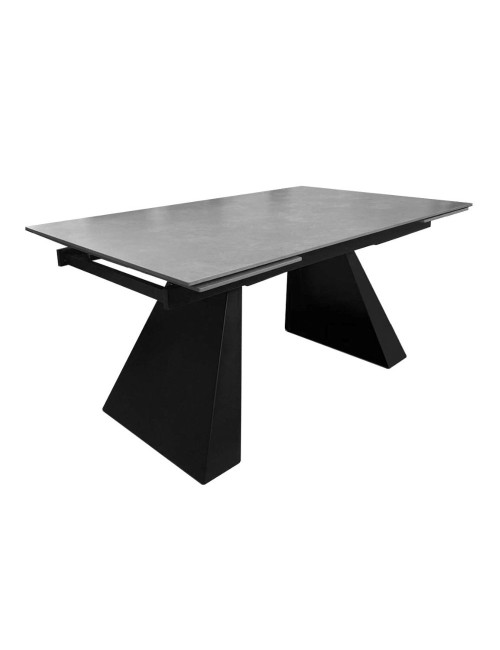 Tavolo Allungabile Ariel piano ceramica ossido 160x90x75h