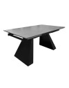 Tavolo allungabile Ariel piano ceramica ossido 160x90x75h