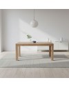 Tavolo allungabile Piana T07 IMAB rovere decapato 160/235 cm con 2 allunghe