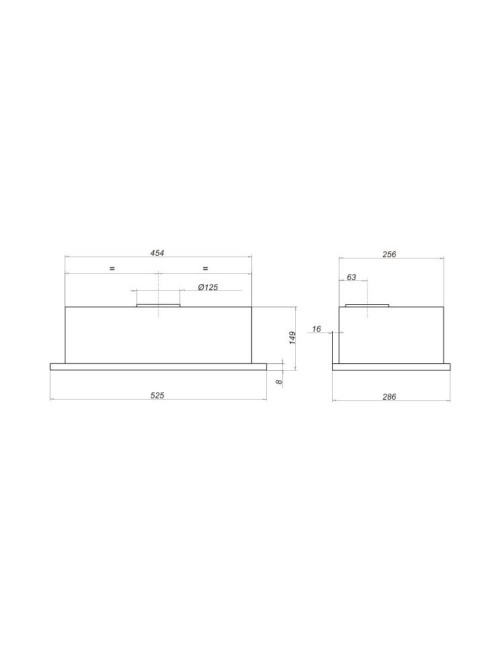 Gruppo cappa sottopensile 60 marrone Turboair GR04