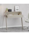 Scrivania da parete con cassetto Cowork 94 cm colore cashmere