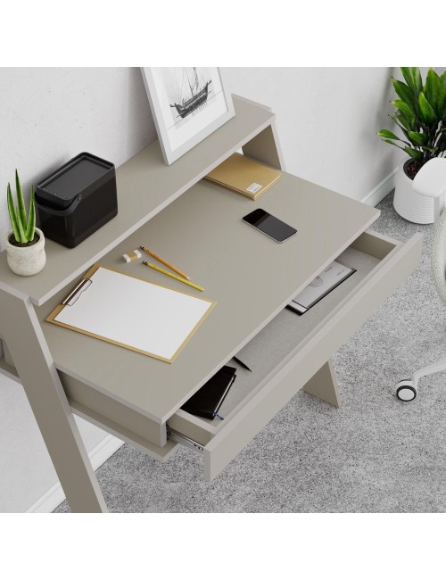Scrivania da parete con cassetto Cowork 94 cm colore cashmere