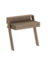 Scrivania da parete con cassetto Cowork 94 cm colore noce