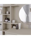 Toeletta trucco Mup con vani a giorno colore cashmere