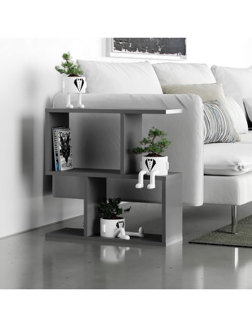 Tavolino da salotto antracite Homemania 60x19,5x60H – Design moderno e versatilità in un solo complemento d’arredo