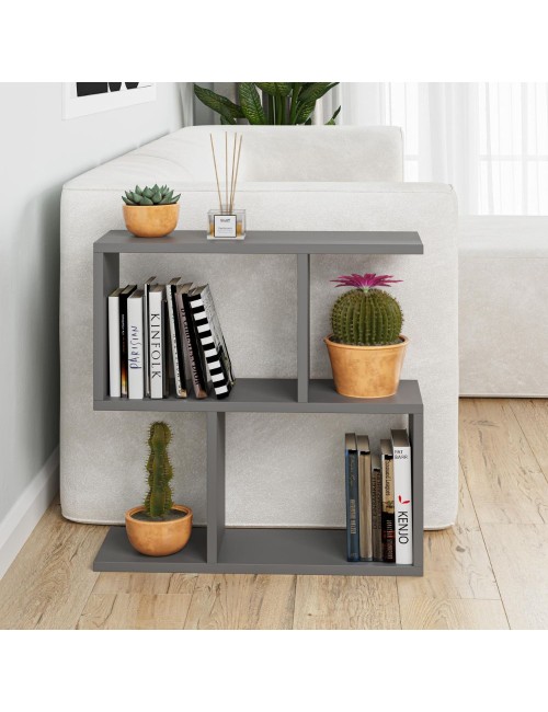 Tavolino da salotto antracite Homemania 60x19,5x60H – Design moderno e versatilità in un solo complemento d’arredo