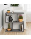 Tavolino da salotto antracite Homemania 60x19,5x60H – Design moderno e versatilità in un solo complemento d’arredo