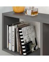 Tavolino da salotto antracite Homemania 60x19,5x60H – Design moderno e versatilità in un solo complemento d’arredo