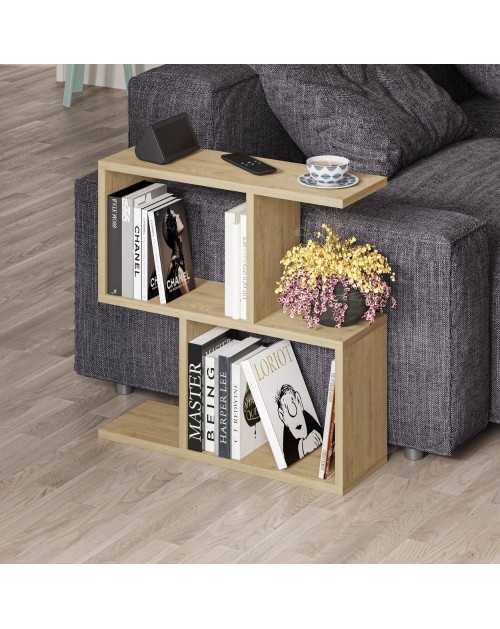 Tavolino da salotto rovere Homemania 60x19,5x60H – Design moderno e versatilità in un solo complemento d’arredo