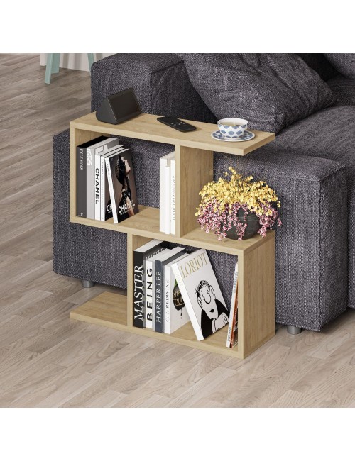 Tavolino da salotto rovere Homemania 60x19,5x60H – Design moderno e versatilità in un solo complemento d’arredo