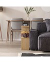 Tavolino da salotto rovere Homemania 60x19,5x60H – Design moderno e versatilità in un solo complemento d’arredo