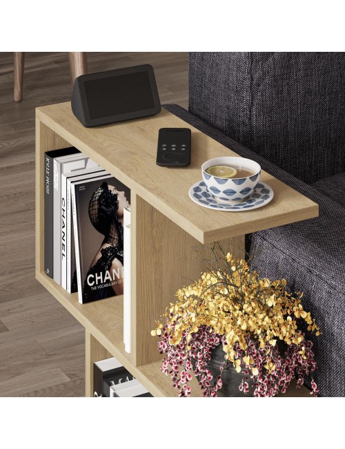 Tavolino da salotto rovere Homemania 60x19,5x60H – Design moderno e versatilità in un solo complemento d’arredo