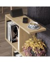 Tavolino da salotto rovere Homemania 60x19,5x60H – Design moderno e versatilità in un solo complemento d’arredo