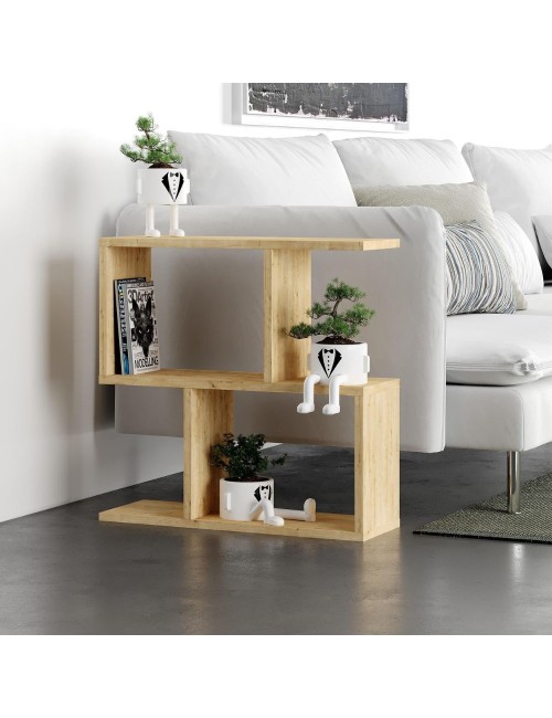 Tavolino da salotto rovere Homemania 60x19,5x60H – Design moderno e versatilità in un solo complemento d’arredo