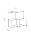 Tavolino da salotto rovere Homemania 60x19,5x60H – Design moderno e versatilità in un solo complemento d’arredo
