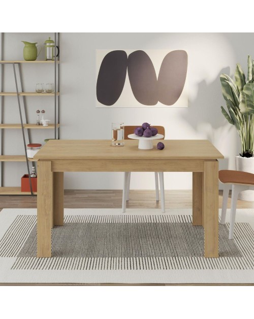 Tavolo allungabile Megaron 120x80 cm colore rovere