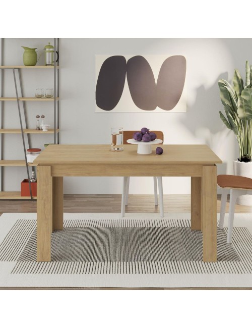 Tavolo allungabile Megaron 120x80 cm colore rovere