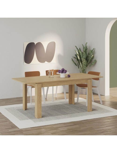 Tavolo allungabile Megaron 120x80 cm colore rovere