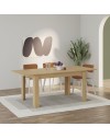 Tavolo allungabile Megaron 120x80 cm colore rovere