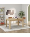 Tavolo allungabile Megaron 120x80 cm colore rovere