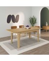 Tavolo allungabile Megaron 120x80 cm colore rovere