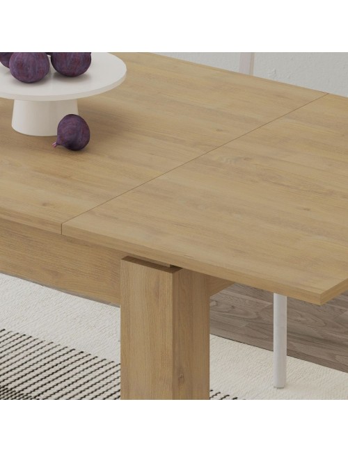 Tavolo allungabile Megaron 120x80 cm colore rovere