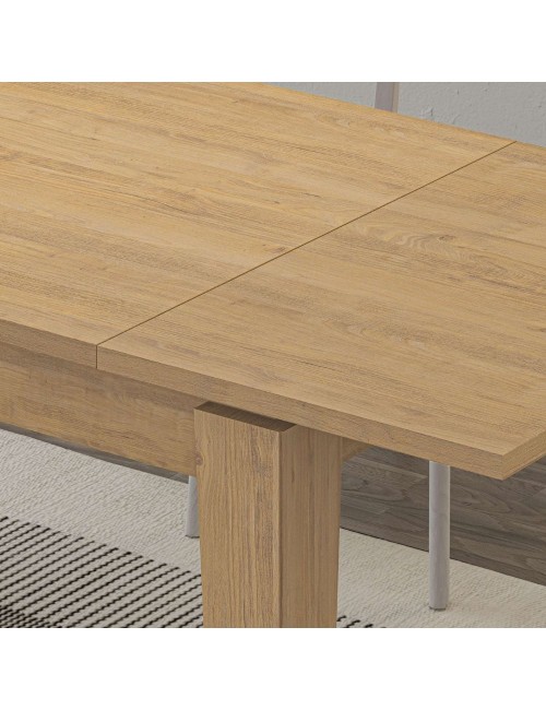 Tavolo allungabile Megaron 120x80 cm colore rovere