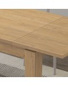 Tavolo allungabile Megaron 120x80 cm colore rovere