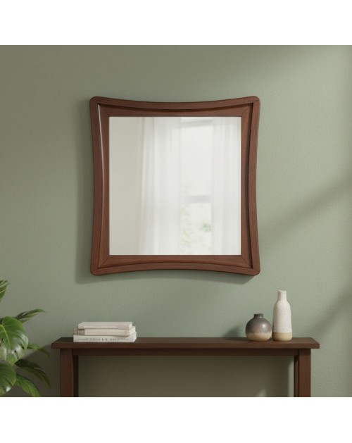 Specchiera Maria in legno con cornice colore Noce