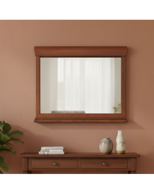 Specchiera Venere con cornice in legno Noce