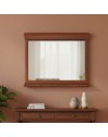 Specchiera Venere con cornice in legno Noce