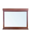 Specchiera Venere con cornice in legno Noce