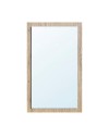 Specchiera America in legno colore noce americano con specchio in rilievo 60x105